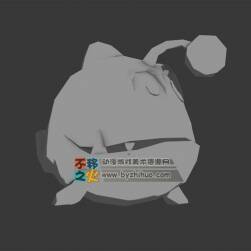 大眼胖魚一只 Max模型 含全套動作