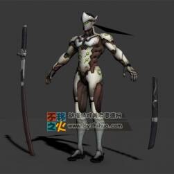 未來星際劍客 3D模型