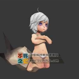 白發(fā) 蘿莉 正太 尾巴 模型