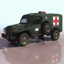 戰(zhàn)地救護車 3DS模型