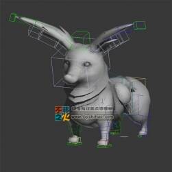 動(dòng)物動(dòng)作之狗狗二號(hào) Max模型 不含貼圖