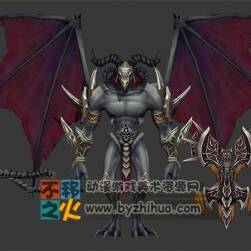 怪物 魔鬼 翅膀 獸面人身