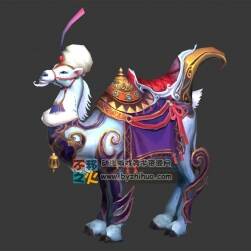 阿拉伯駱駝坐騎 Max模型