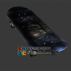 滑板 Max模型