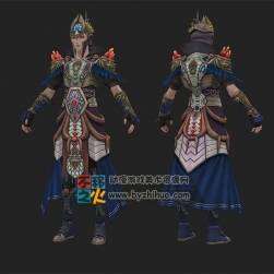 古裝鎧甲男戰(zhàn)士模型