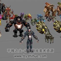 【時空之刃】全套游戲角色模型下載