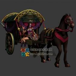 神秘女人 趕馬車  Max模型