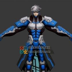 王者榮耀 趙云[未來(lái)紀(jì)元] 3D模型 帶CS綁定