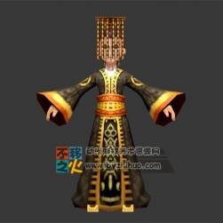 皇帝 古裝 龍袍 模型