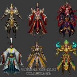 【北涼悍刀行】全部角色/套裝/武器/怪物/BOSS/坐騎 3DMAX模型