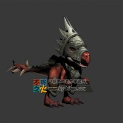 萌系 披甲小恐龍 MAX模型