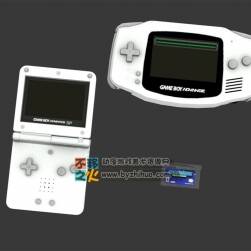 GBA 任天堂游戲機(jī) 三款 3D模型