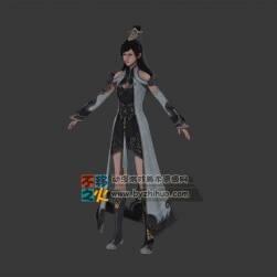 古裝 女俠 模型