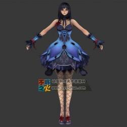 少女 哥特 洛麗塔模型
