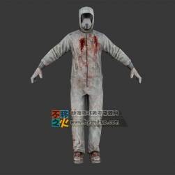 生化醫(yī)生戰(zhàn)士防化服模型