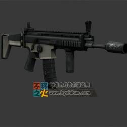 次世代SCAR mk16突擊步槍模型