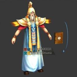 長(zhǎng)老 法師 祭祀模型