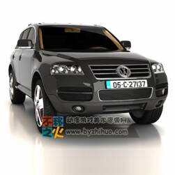 高級(jí) 黑色汽車 3D模型