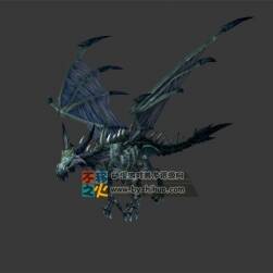 魔獸世界 冰霜巨龍 Max模型