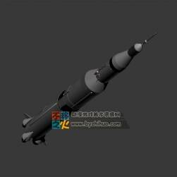宇宙 發(fā)射火箭 Max模型