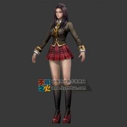 美女 學(xué)生 女主角 模型