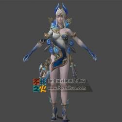 美女 精靈 女法師模型
