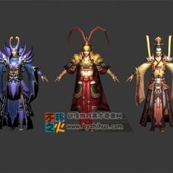 古裝 戰(zhàn)士 將軍 美女 刺客 武器 模型