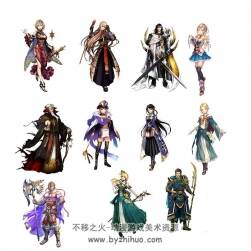 各類東西風(fēng)格游戲角色無損PSD文件