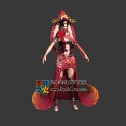 美女 性感 法師 模型