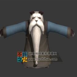老頭 爺爺 犬妖 模型