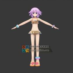 卡通 蘿莉 比基尼 女孩模型