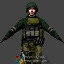 俄羅斯 士兵 特紅兵模型
