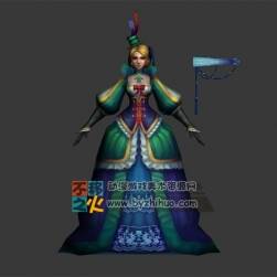 金發(fā) 貴族 貴婦 模型