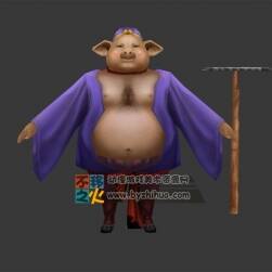 西游記 卡通 豬八戒模型