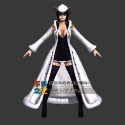 黑發(fā) 性感 美女 風(fēng)衣 模型