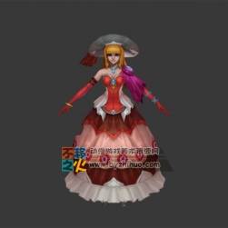 金發(fā) 少女 公主 模型
