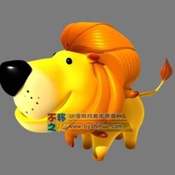 Lion 卡通獅子模型