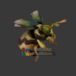 胖胖蜜蜂 Max模型 含全套動(dòng)作
