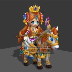 可愛(ài) 女騎士 弓箭手有綁有動(dòng)作