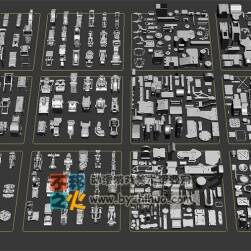 工業(yè) 機(jī)械 零件大全 3D模型