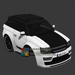 次世代一個輪胎的SUV賽車模型