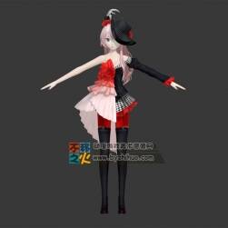 二次元 少女 蘿莉T-pose模型