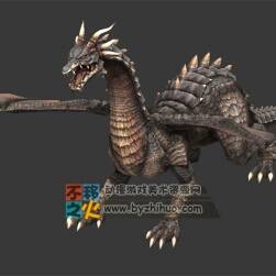 怪物 惡龍 西方龍模型