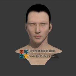 成男 帥哥 男頭部模型