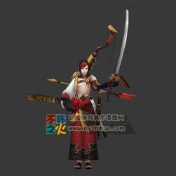 古風(fēng)浪蕩武士 年輕男性 Max模型